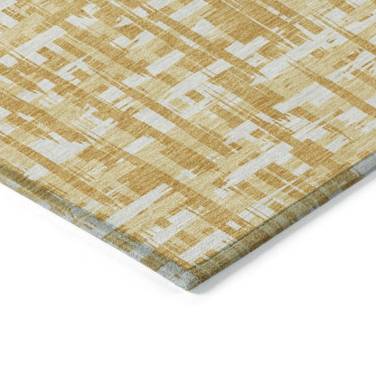 LOOMLAN Rugs Ayani Gold Washable Indoor-Outdoor Rug