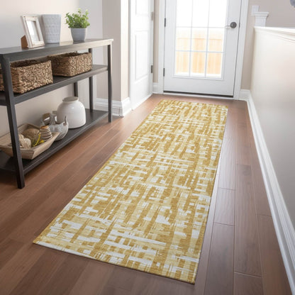 LOOMLAN Rugs Ayani Gold Washable Indoor-Outdoor Rug