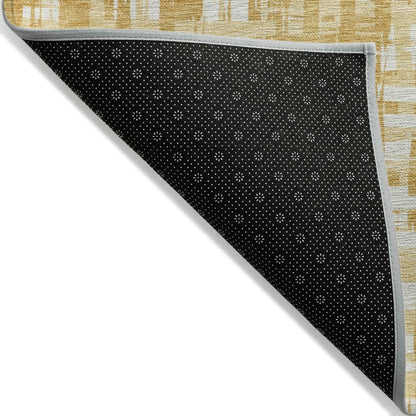 LOOMLAN Rugs Ayani Gold Washable Indoor-Outdoor Rug