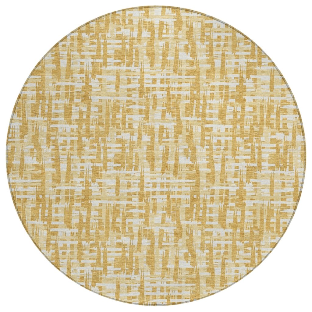 LOOMLAN Rugs Ayani Gold Washable Indoor-Outdoor Rug