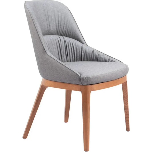 Zuo Modern Ayr Fabric Armless Dining Chair 2PC
