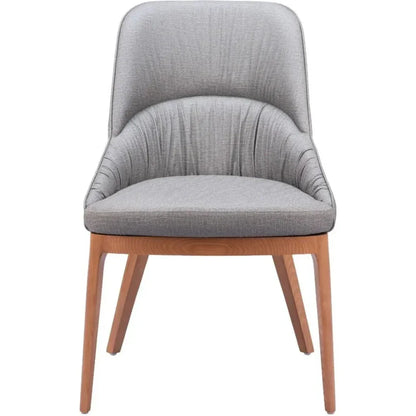 Ayr Fabric Armless Dining Chair 2PC - LOOMLAN - Zuo Modern - Dining Chairs