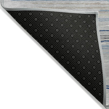 LOOMLAN Rugs Ayra Gray Washable Indoor-Outdoor Rug