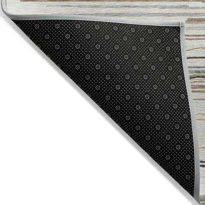 LOOMLAN Rugs Ayra Ivory Washable Indoor-Outdoor Rug