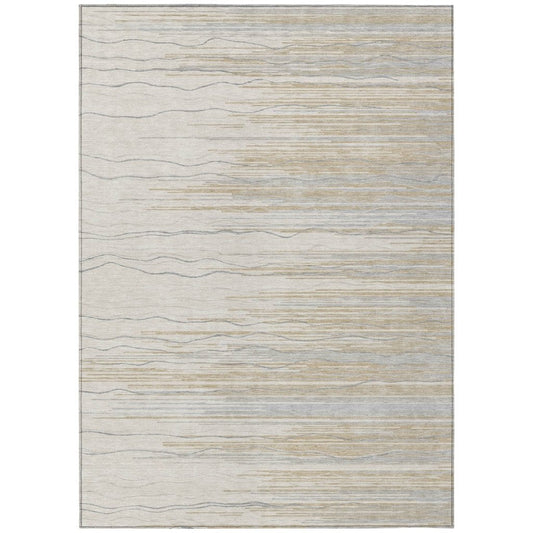 LOOMLAN Rugs Ayra Linen Washable Indoor-Outdoor Rug