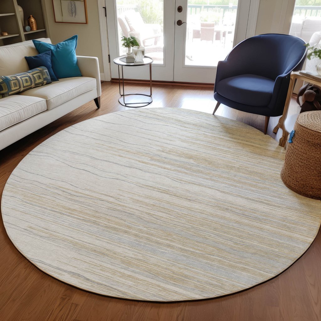 LOOMLAN Rugs Ayra Linen Washable Indoor-Outdoor Rug