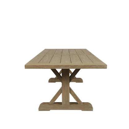 Coastal Teak Durable Elegance Outdoor Dining Table