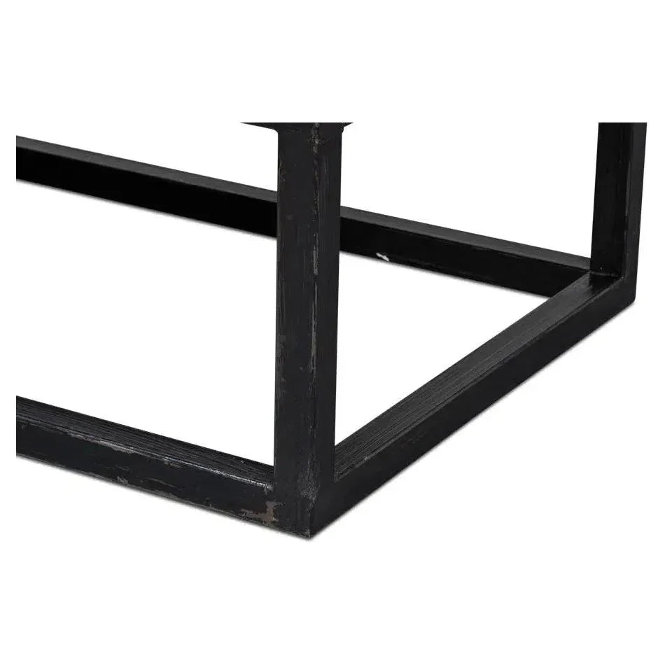 Aztec Black Sideboard Black Buffet for Dining Room - LOOMLAN - Sarreid - Sideboards