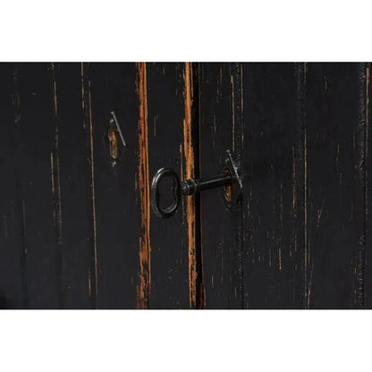 Aztec Black Sideboard Black Buffet for Dining Room - LOOMLAN - Sarreid - Sideboards