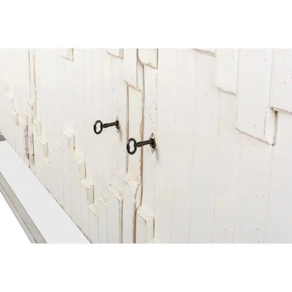 Aztec White Sideboard Black Buffet for Dining Room - LOOMLAN - Sarreid - Sideboards