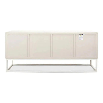 Aztec White Sideboard Black Buffet for Dining Room - LOOMLAN - Sarreid - Sideboards