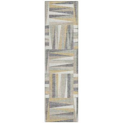 LOOMLAN Rugs Azura Brown Washable Indoor-Outdoor Rug