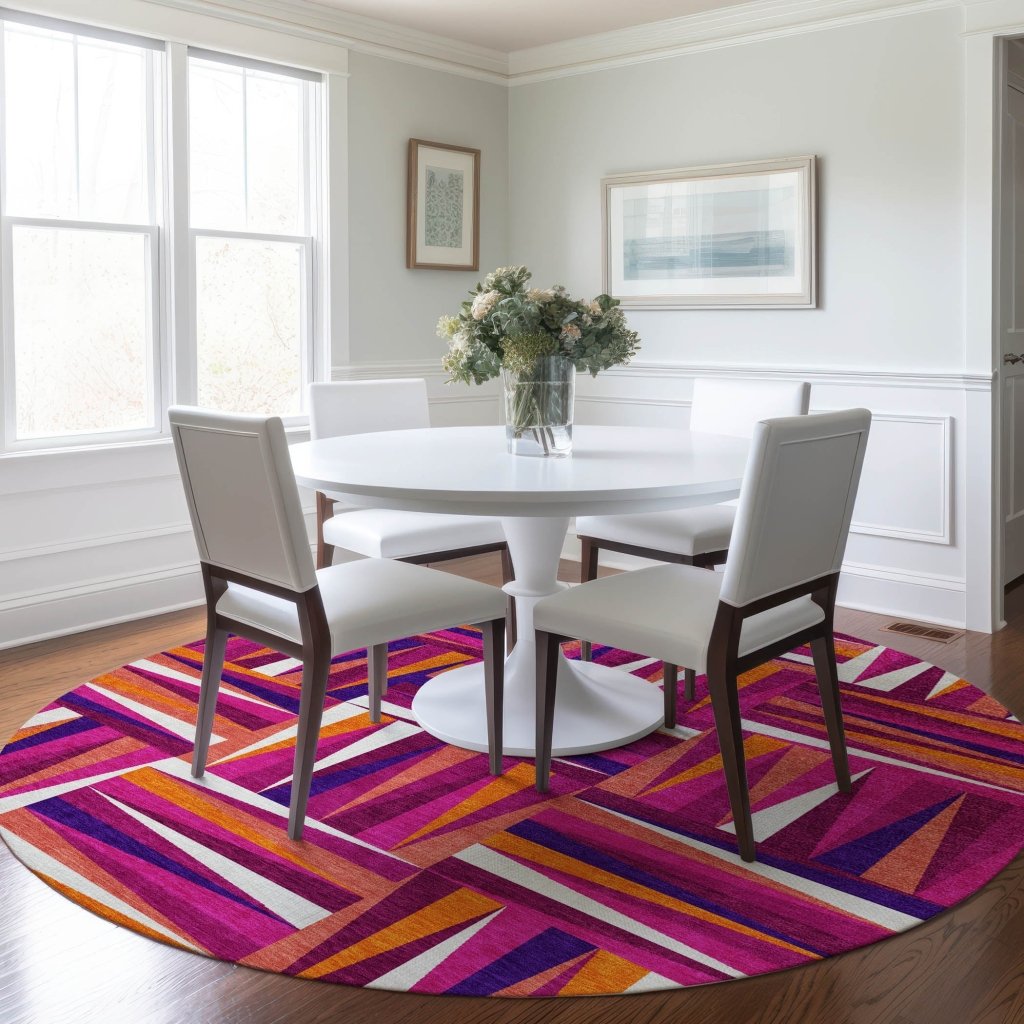 Azura Garnet Washable Indoor - Outdoor Rug - LOOMLAN - LOOMLAN Rugs - Outdoor Rugs
