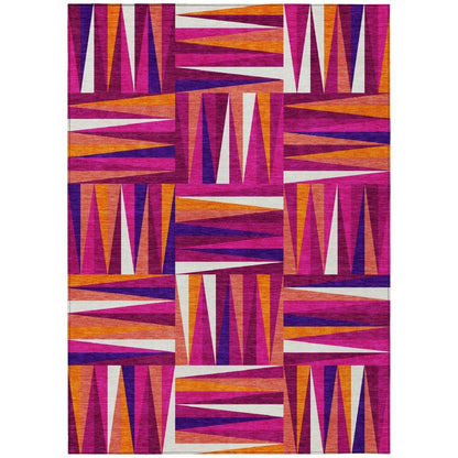 Azura Garnet Washable Indoor - Outdoor Rug - LOOMLAN - LOOMLAN Rugs - Outdoor Rugs