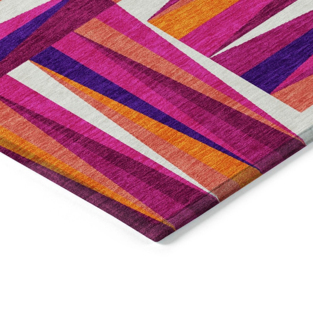 Azura Garnet Washable Indoor - Outdoor Rug - LOOMLAN - LOOMLAN Rugs - Outdoor Rugs