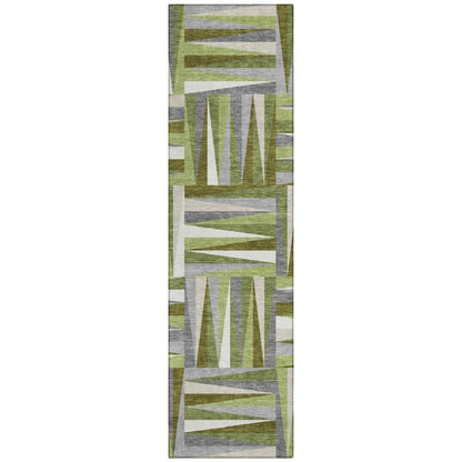 LOOMLAN Rugs Azura Green Washable Indoor-Outdoor Rug