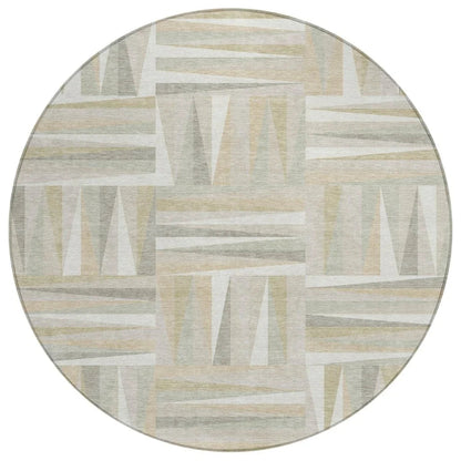 LOOMLAN Rugs Azura Ivory Washable Indoor-Outdoor Rug
