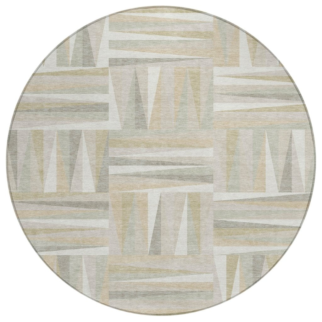 LOOMLAN Rugs Azura Ivory Washable Indoor-Outdoor Rug