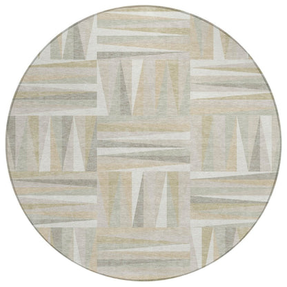 LOOMLAN Rugs Azura Ivory Washable Indoor-Outdoor Rug