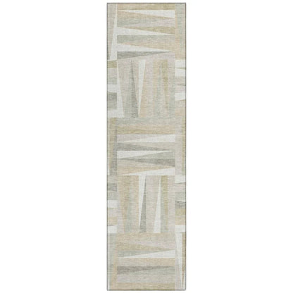 LOOMLAN Rugs Azura Ivory Washable Indoor-Outdoor Rug
