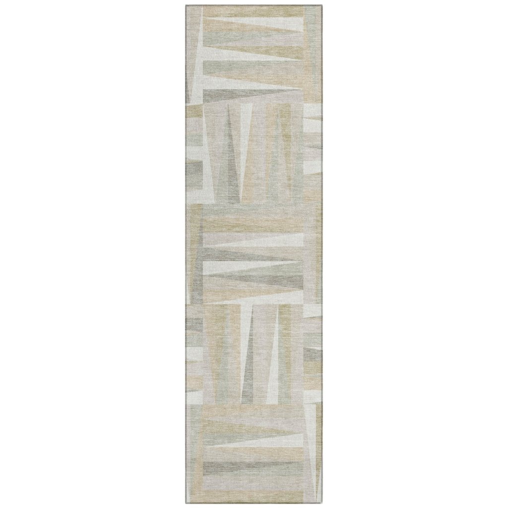 LOOMLAN Rugs Azura Ivory Washable Indoor-Outdoor Rug