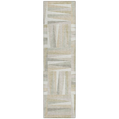 LOOMLAN Rugs Azura Ivory Washable Indoor-Outdoor Rug
