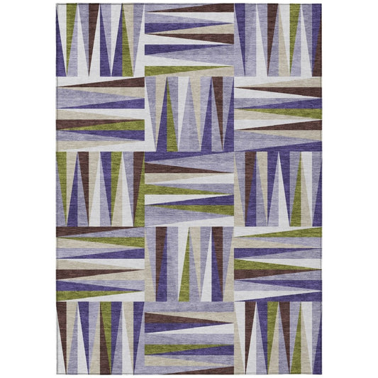 LOOMLAN Rugs Azura Lavender Washable Indoor-Outdoor Rug