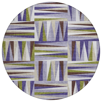 LOOMLAN Rugs Azura Lavender Washable Indoor-Outdoor Rug