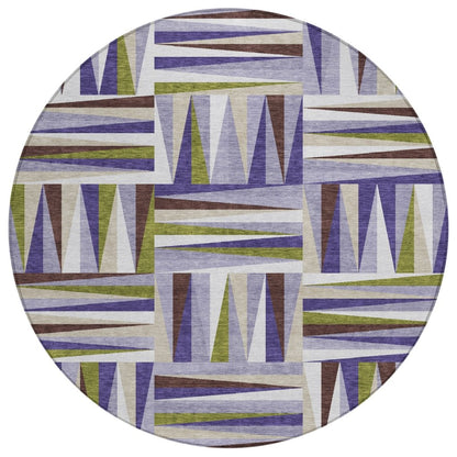 LOOMLAN Rugs Azura Lavender Washable Indoor-Outdoor Rug