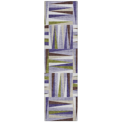 LOOMLAN Rugs Azura Lavender Washable Indoor-Outdoor Rug