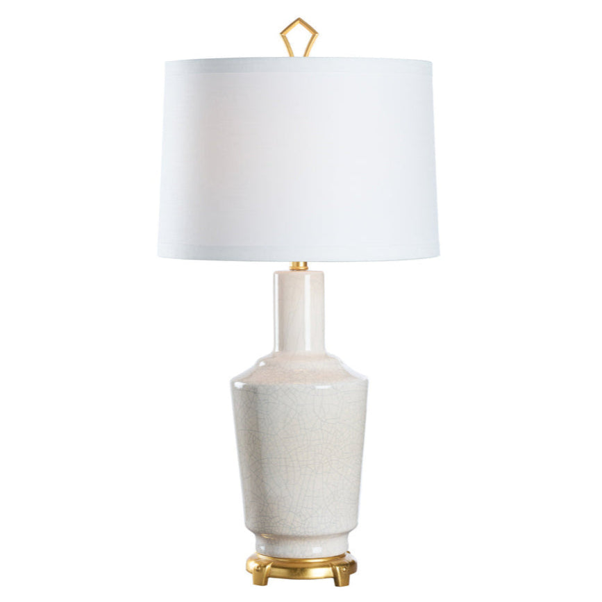 Wildwood Emma White Glazed Ceramic Table Lamp