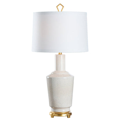 Wildwood Emma White Glazed Ceramic Table Lamp