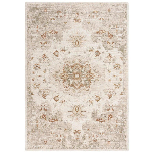 Deva Medallion Rust Large Area Rugs For Living Room