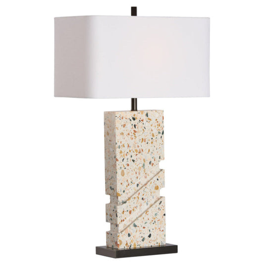 Wildwood Chandra Striking Terrazzo Base Table Lamp