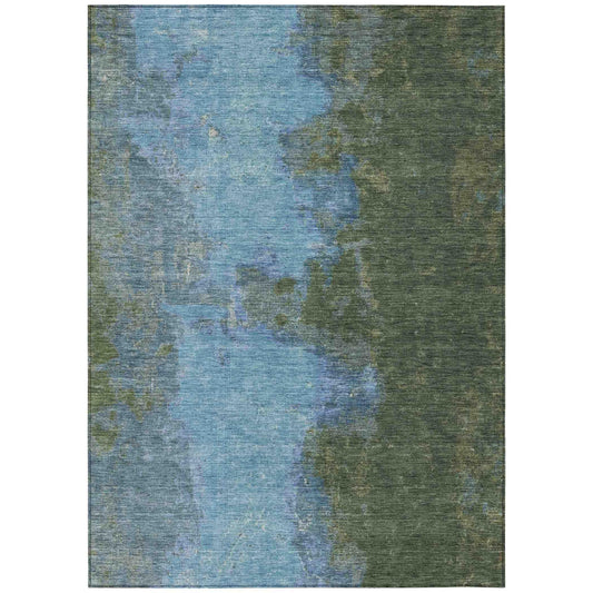 Iriion Cactus Washable Indoor-Outdoor Rug