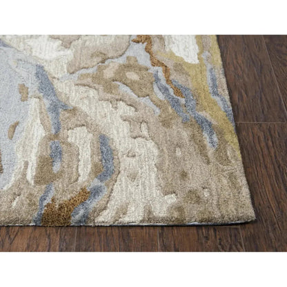 Bole Abstract Beige Large Area Rugs For Living Room -- beige