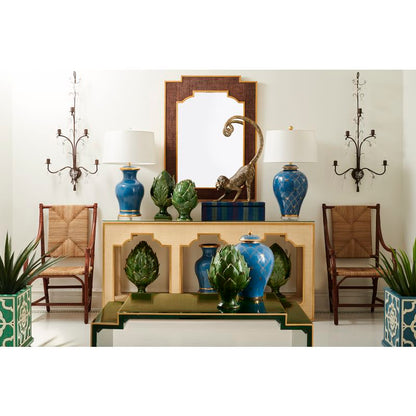 Chelsea House Ginger Jar Ceramic Made With Gold Accents Table Lamp
