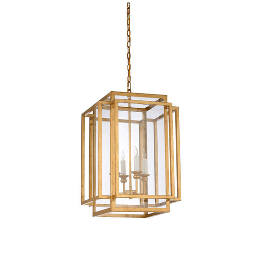 Amherst Gold Antique Iron Lighting Chandelier