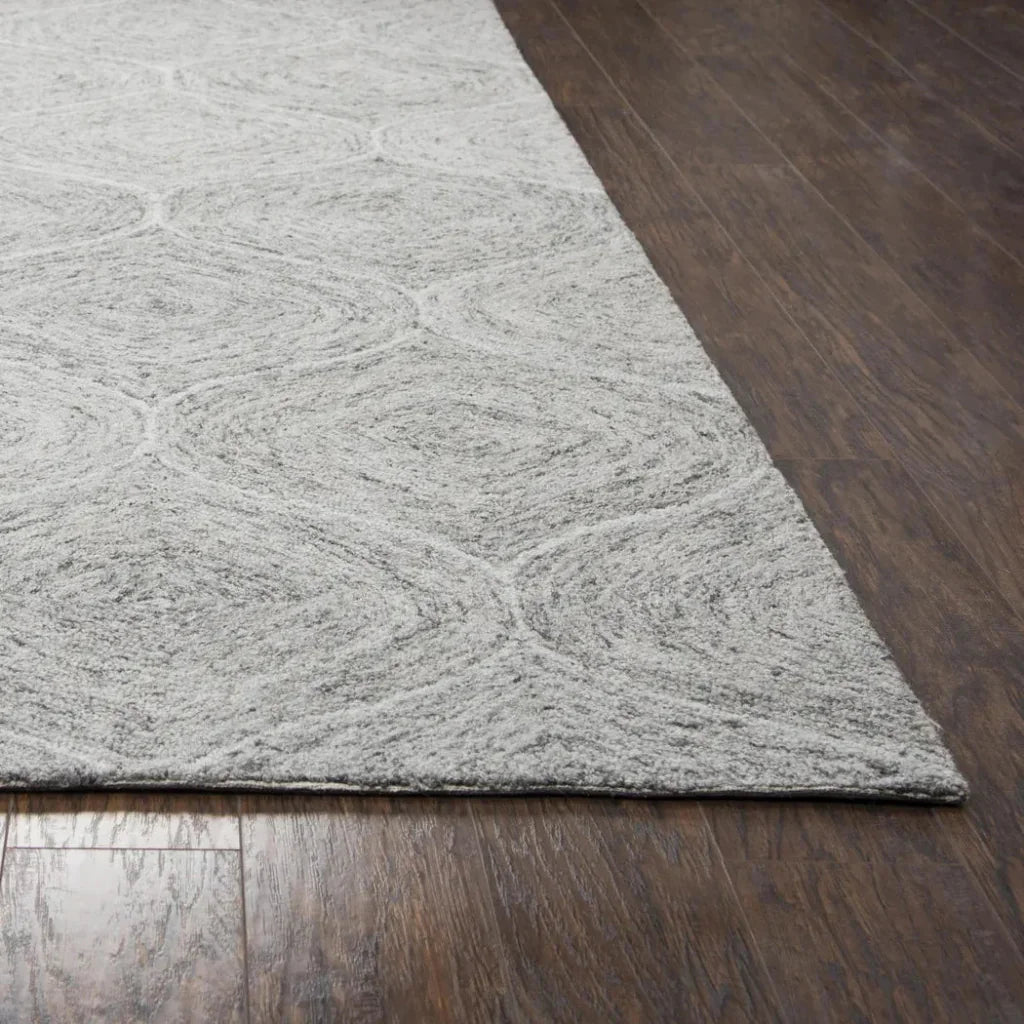 Chic Wool Gray Hallway Kitchen Runner Rug -- gray