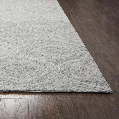 Chic Wool Gray Hallway Kitchen Runner Rug -- gray