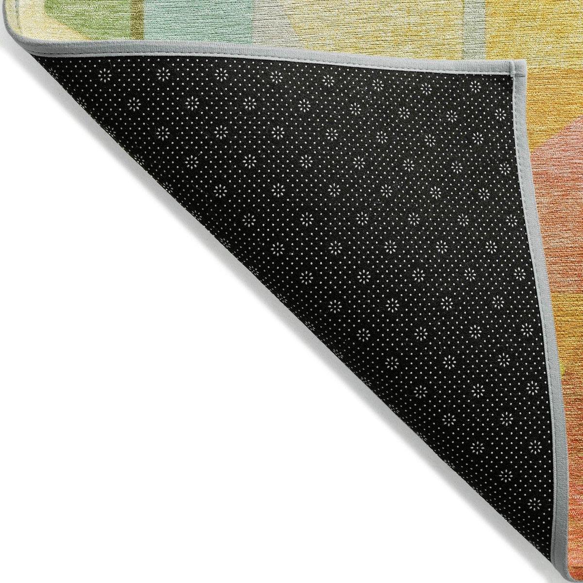 Jaelira Gold Washable Indoor-Outdoor Rug