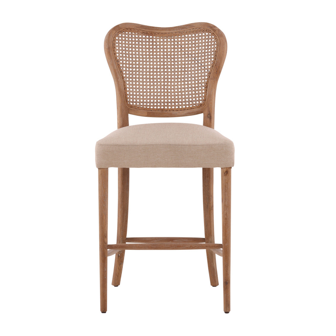 Furniture Classics Leary Cream Performance Fabric Counter Stool