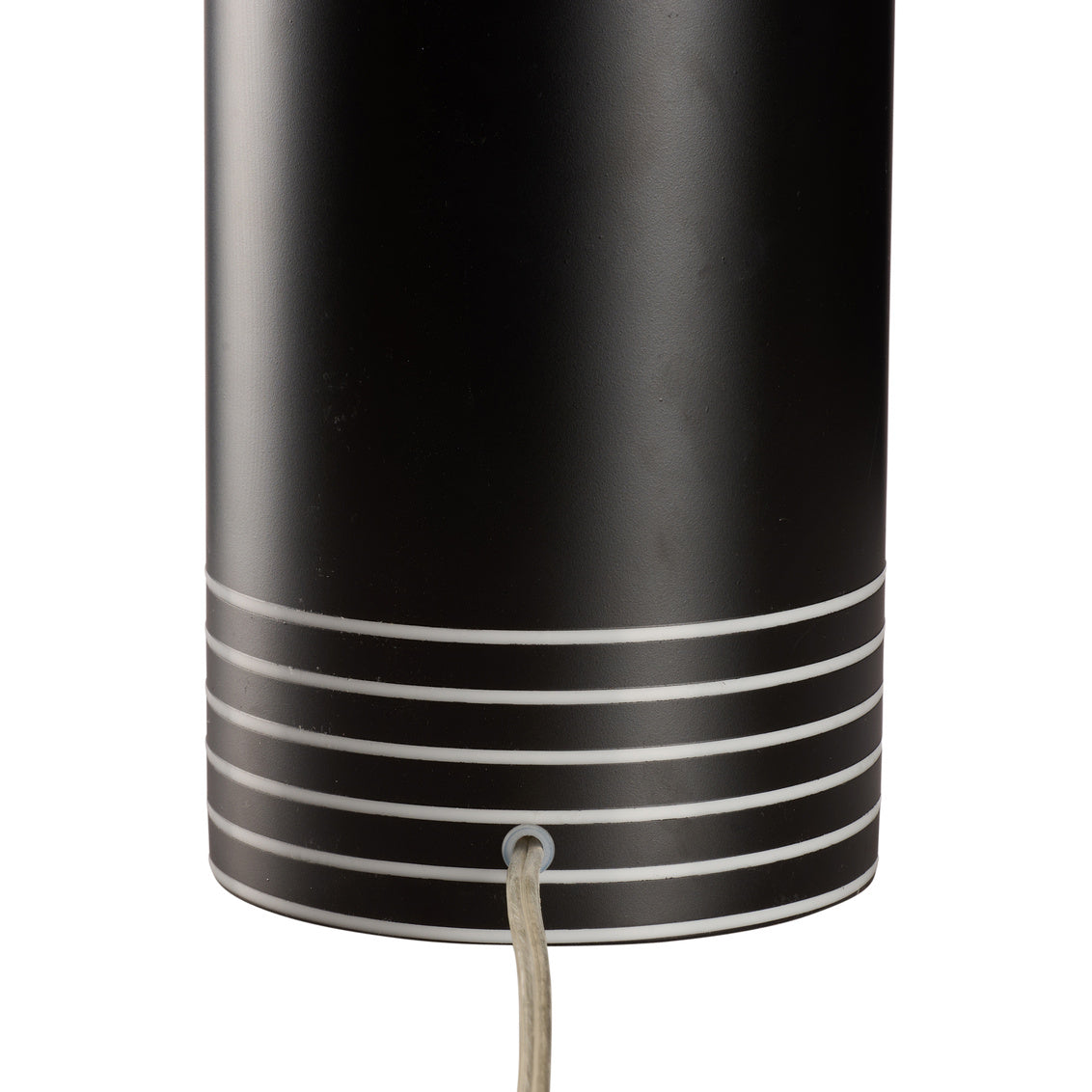 Wildwood Marco Italian Glass Black Table Lamp
