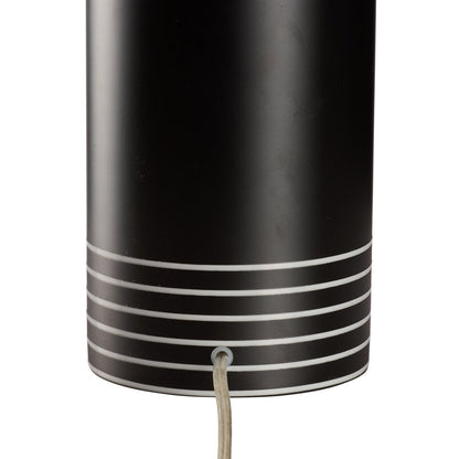 Wildwood Marco Italian Glass Black Table Lamp