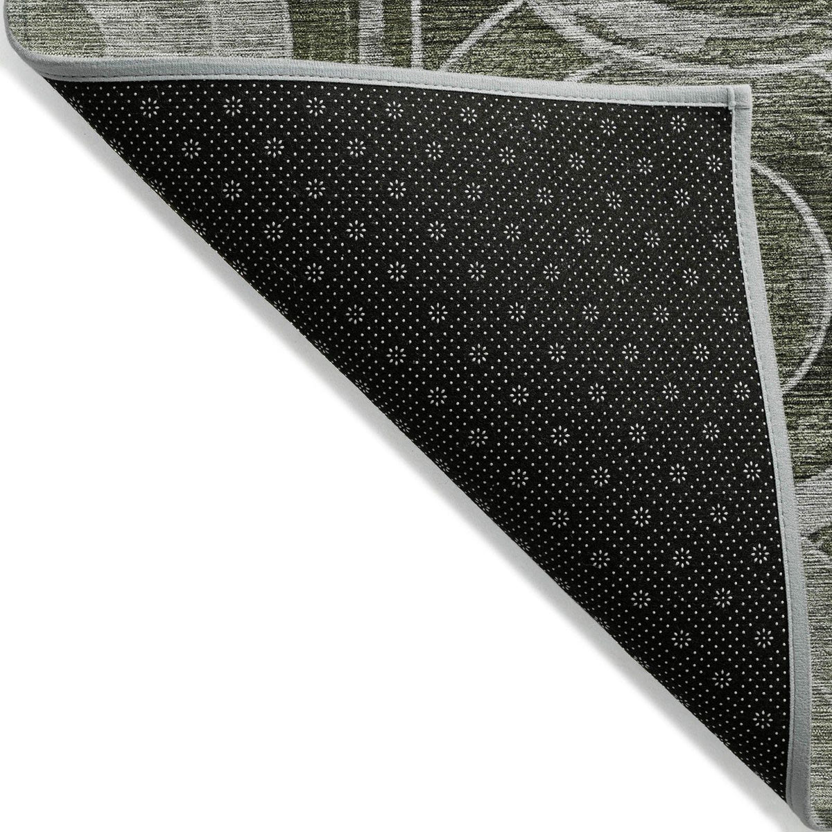 Jaelain Taupe Washable Indoor-Outdoor Rug