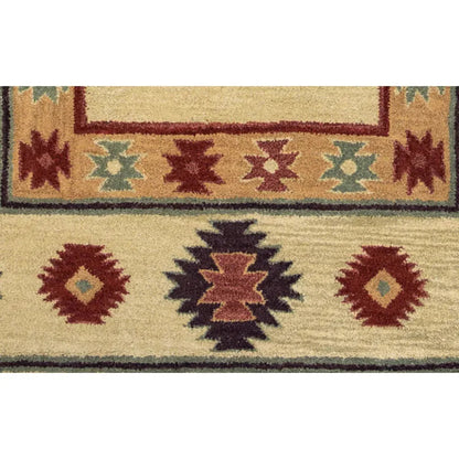 Deji Wool Beige Hallway Kitchen Runner Rug - LOOMLAN - LOOMLAN - Area Rugs
