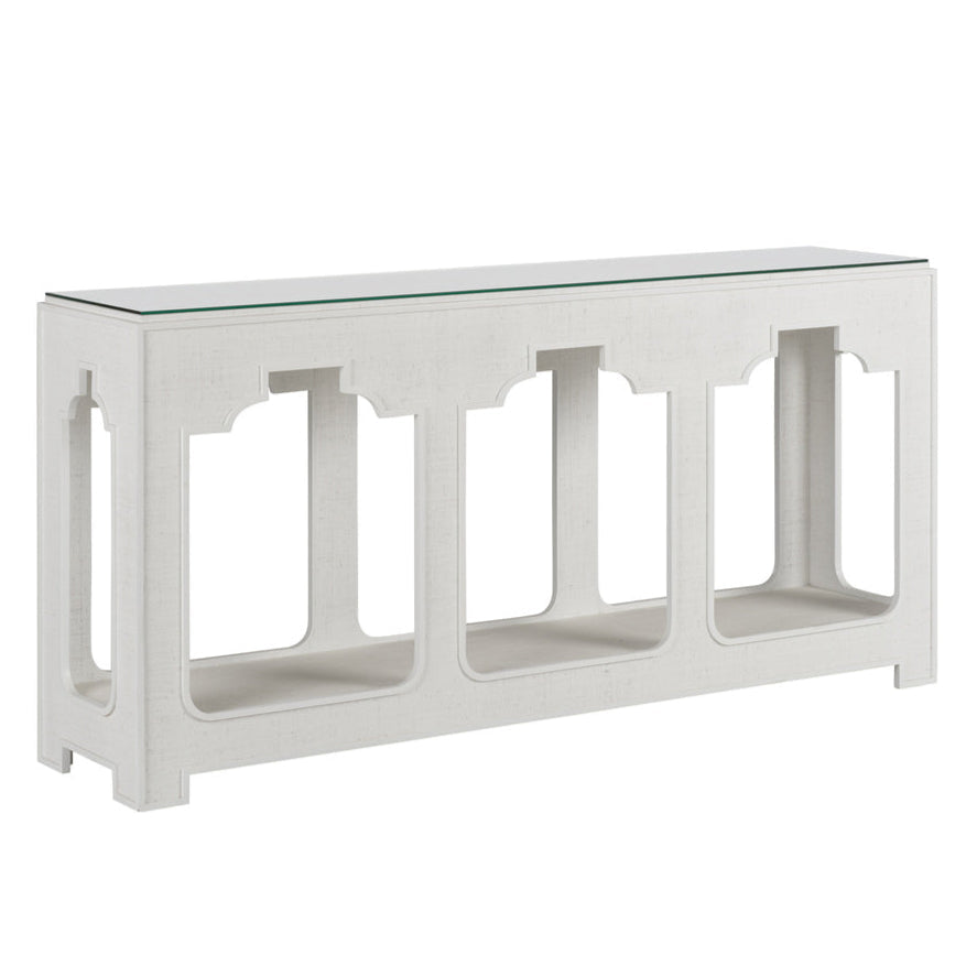 Chelsea House Yangon Raffia Warp Console Table