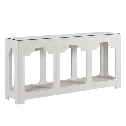 Chelsea House Yangon Raffia Warp Console Table