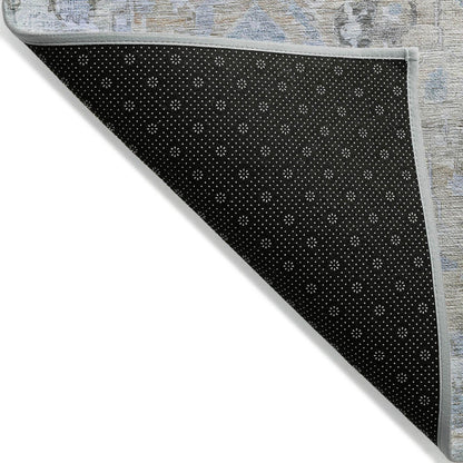 Laeel Beige Washable Indoor-Outdoor Rug