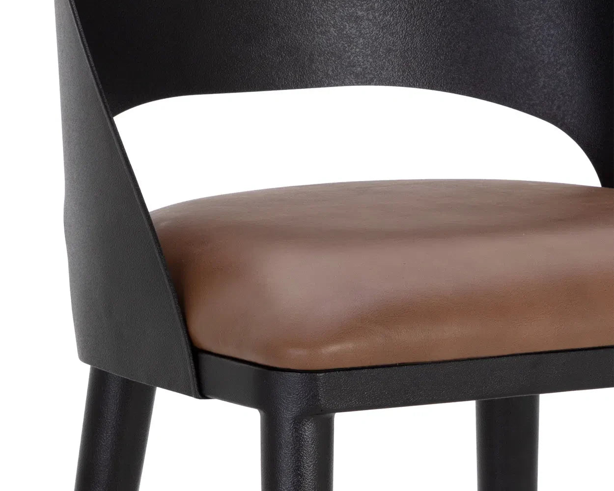 Dezirae Leather Upholstered Barstool